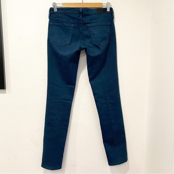 Ag Adriano Goldshmied The Stilt Cigarette Jean Dark Blue sz 26 - Picture 2 of 9